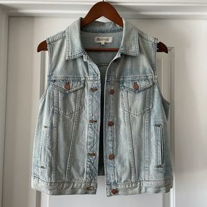 Madewell denim vest